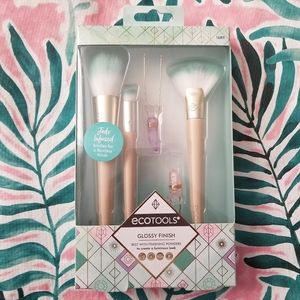 5 Piece Ecotools Makeup Blending Brushes Hair Pins Beauty Bundle Set NWT
